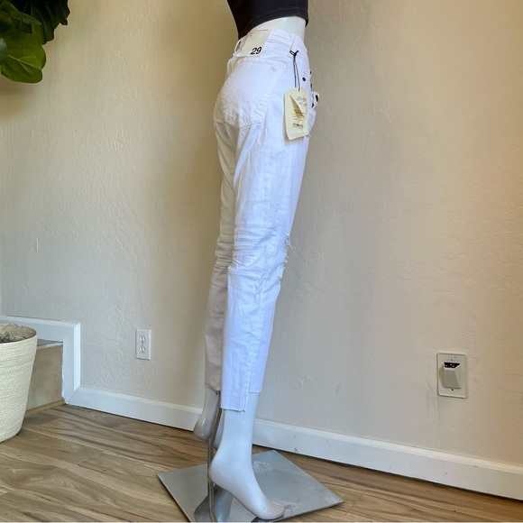 NWT white Rag & Bone Dre Capri jeans - Picture 4 of 12